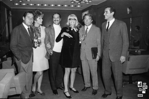 DREAMERS 1968 AGI Riunione alla sede dell Agis di attrici attori registi e produttori per la fondazione dell accademia cinematografica 1 novembre